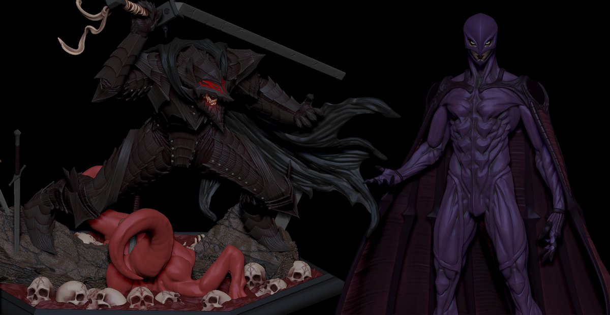 UmbertoLuca2's tweet photo. Guts and Femto Fan Art 

#WF2026 #ZBRUSH #BERSERK #GUTS #FEMTO https://t.co/MECnV5emzs