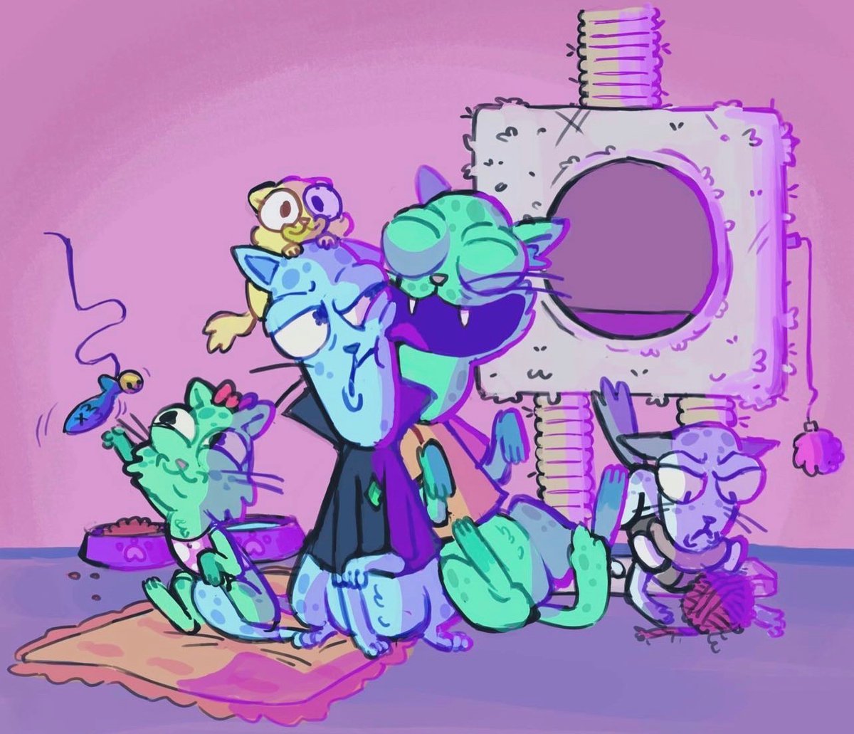 lunarboofshroom's tweet photo. Kitties *alien sounds* oh
#solaropposites #fanart https://t.co/fnITk5bR69