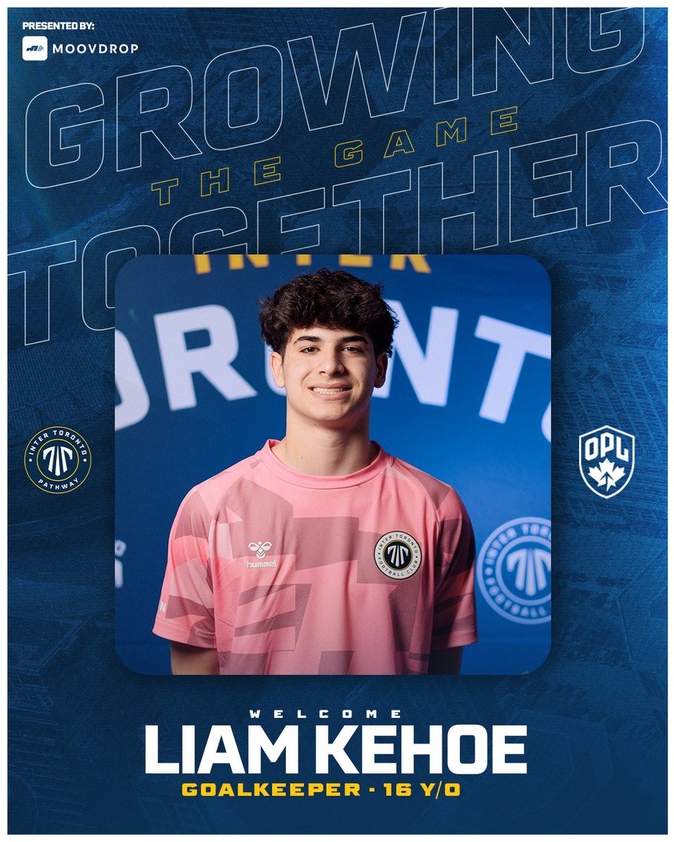 inter__toronto's tweet photo. Inter Toronto Pathway New Signing ✍️

Inter Toronto Football Club is pleased to announce the addition of Liam Kehoe to the Inter Toronto Pathway .

Welcome to Inter Toronto, Liam! 

#ITOPathway #GrowingTheGameTogether

Read more ⬇️
https://t.co/AzJ1hR2j69 https://t.co/4csWNJrdLK