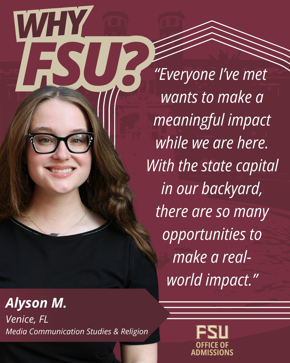 FSU Admissions tweet media