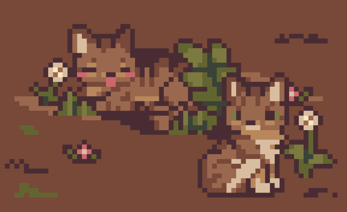 sakanaito_px's tweet image. 🌱🐈  || #pixelart #pixel_dailies #ドット絵