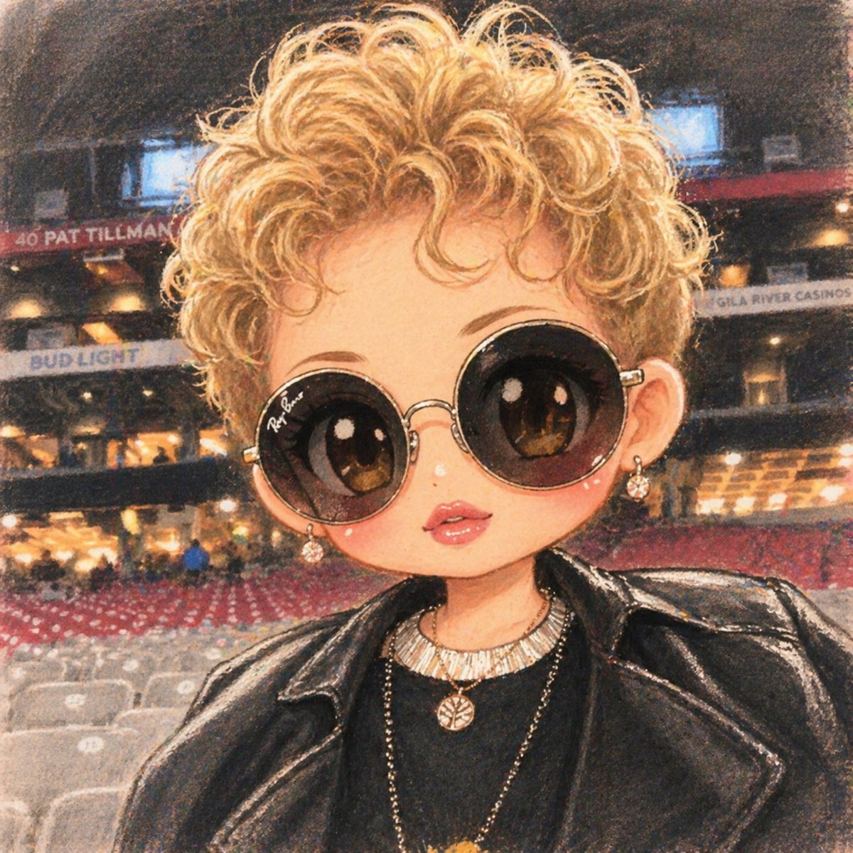 GabrielleOrlita's tweet image. He’s such a petulant pet!!! 😉😂😂😂💚💚💚 ~ but how can you not love him?! 
(I’ve also made a bunch of chibi pics ~ the left one is myself at the #U2 concert in #Phoenix, #AZ); 😅💚💚💚💚