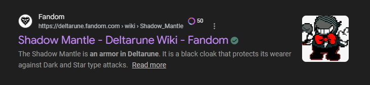 I knew it!