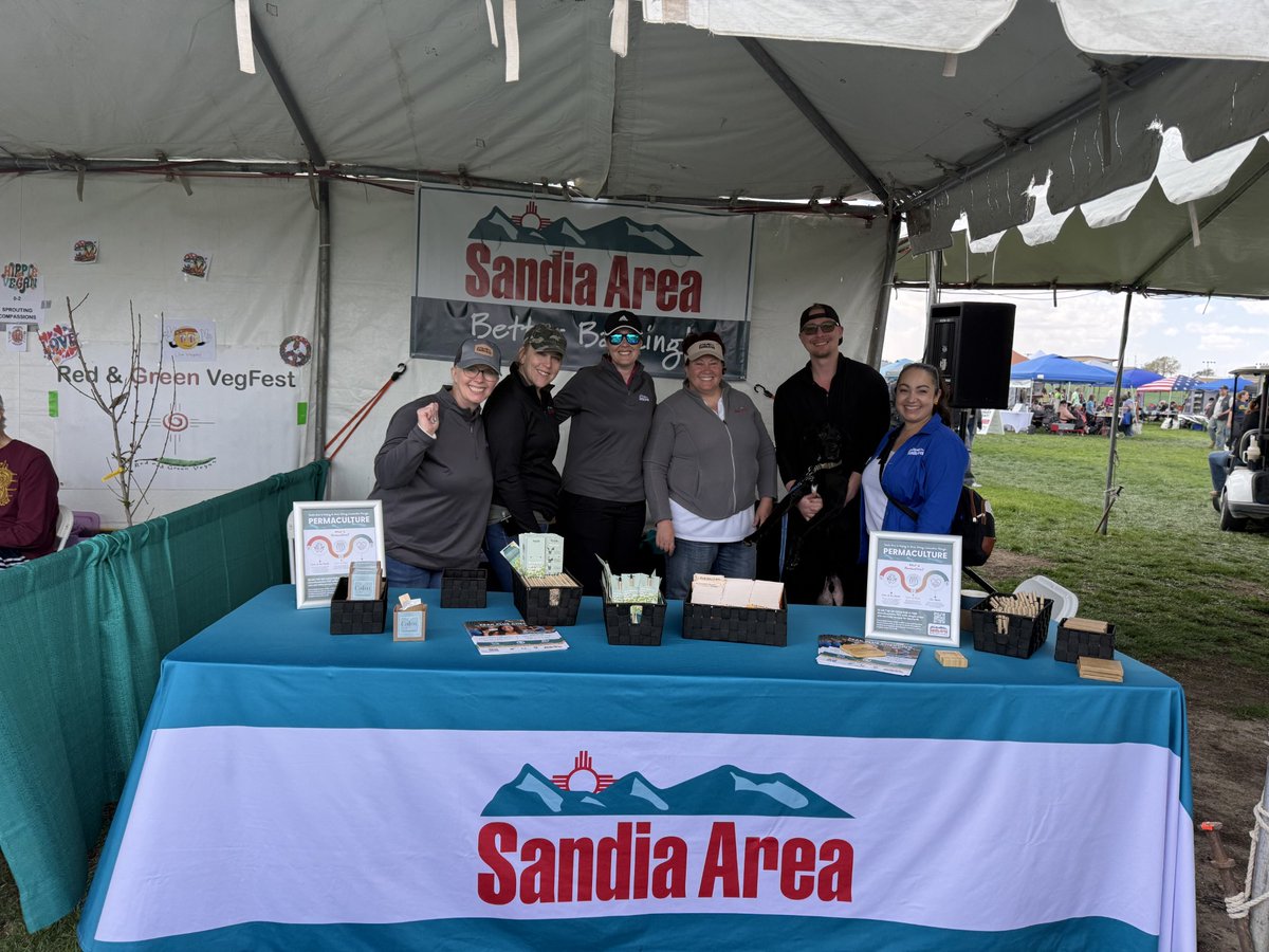 SandiaArea's tweet photo. Thank you to everyone who stopped by our booth at the Earth Day Festival! We loved celebrating sustainability with you and were proud to sponsor the Artist &amp; Poet Earth Day Contest. https://t.co/rzIckWL7hG