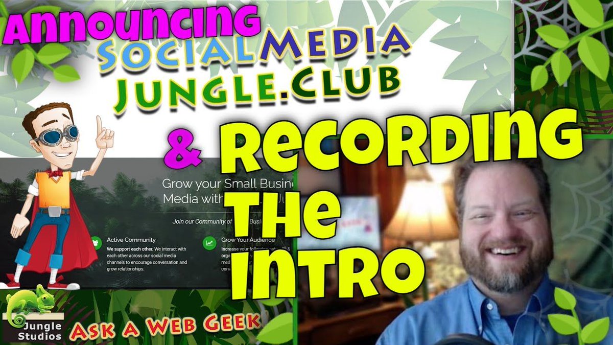 cjgilbertwebpro's tweet image. VIDEO: Announcing SMJC &amp;amp; Recording the Website Intro Video
WATCH: buff.ly/cTgTMai
CJ practices what he preaches &amp;amp; BOTH announces &amp;amp; Records the Intro for SocialMediaJungle.Club
Watch, LIKE, Share!
#smallbusiness #businesstips #entrepreneur
#marketing #sales #smbiz101
