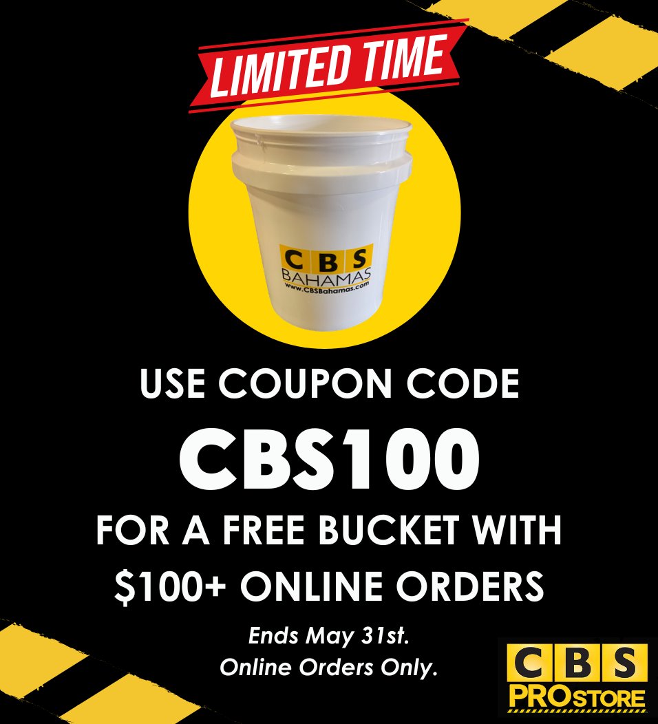 CBSPROstore's tweet photo. 🚨 LIMITED TIME DEAL 🚨

Spend $100+ online and grab your FREE bucket using code CBS100.
Shop now and take advantage of this limited-time offer!

⏳ Ends May 31st – Online only! https://t.co/LOgFYpw7nl