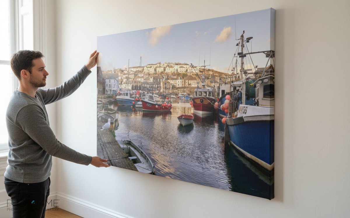 Photo4mecom's tweet image. "Mevagissey Harbour Cornwall" by Gordon Maclaren captures the vibrant bustle and charm of this Cornish fishing village. The colourful boats perfectly reflect on the calm water, with the hillside village providing a stunning backdrop.
#Photo4Me #Cornwall #Mevagissey