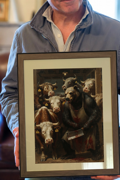 _donberni's tweet image. The Slaughterhouse (Bulls and Bears) - Don Berni etsy.me/4tvtdV2 via
@Etsy 

#FinancialArt #Trading #Investments #Finance #WallStreet #Economy
#wallstreet #centralbank #investing