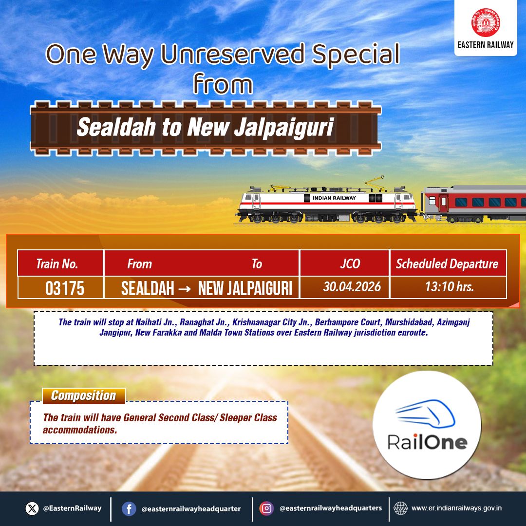 Eastern Railway tweet media