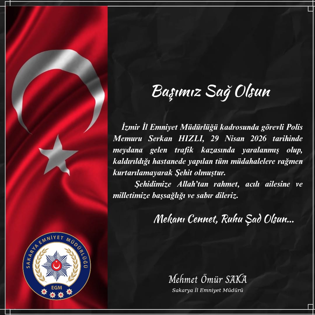EmniyetSakarya's tweet photo. Milletimizin başı sağ olsun 🇹🇷 https://t.co/hDjp34LPnc
