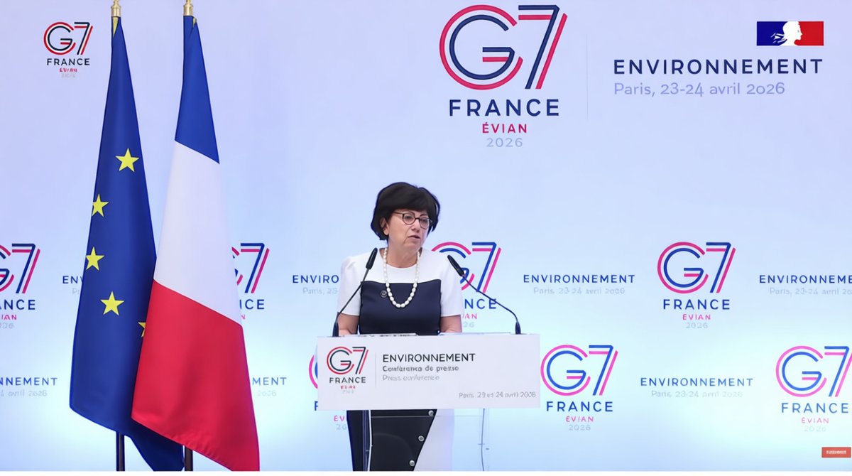 DworaczekBendom's tweet image. G7 Environnement Paris, 23-24 avril 2026. Sept déclarations signées, zéro sur les fossiles. 
Lien : dworaczek-bendome.org/g7-environneme…

#G7 #Climat #Fossiles