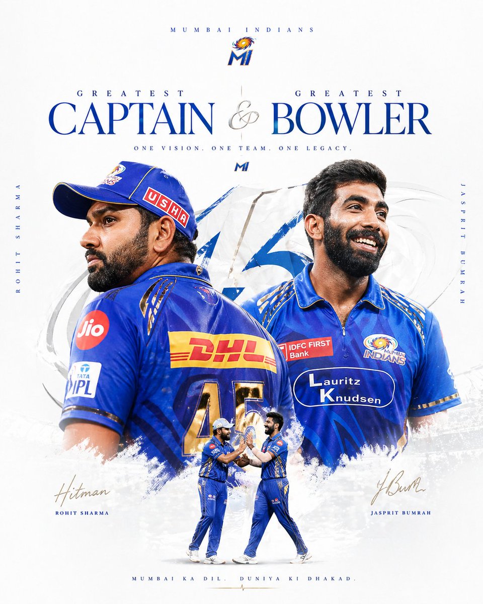 ImYorker93's tweet image. This duo used to defend 140s for fun in IPL finals, and now the new captain can't even defend 240+ at home. Every MI fan is missing the Greatest Captain and Greatest Bowler duo tonight.

#HappyBirthdayRohit