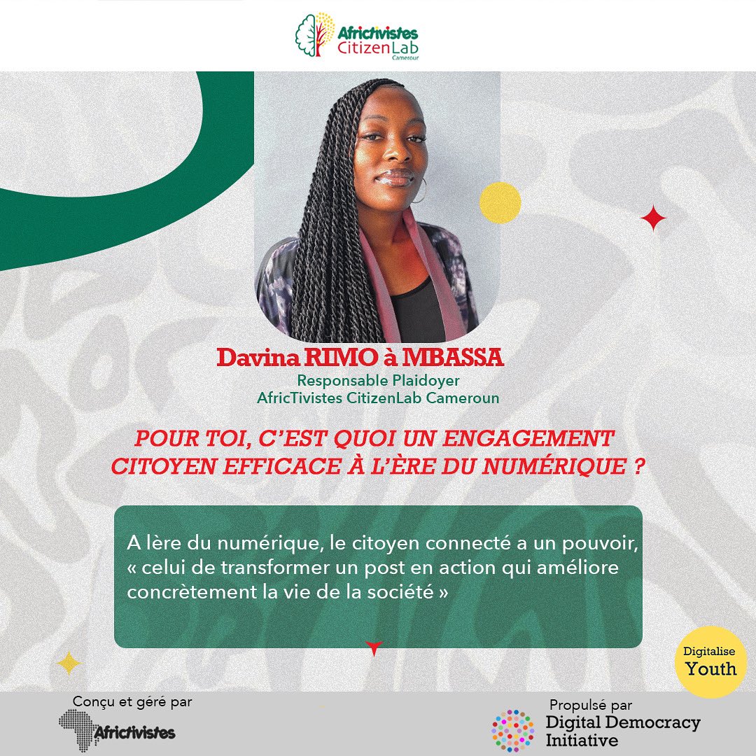 AfricTivistes Citizen Lab Cameroun tweet media