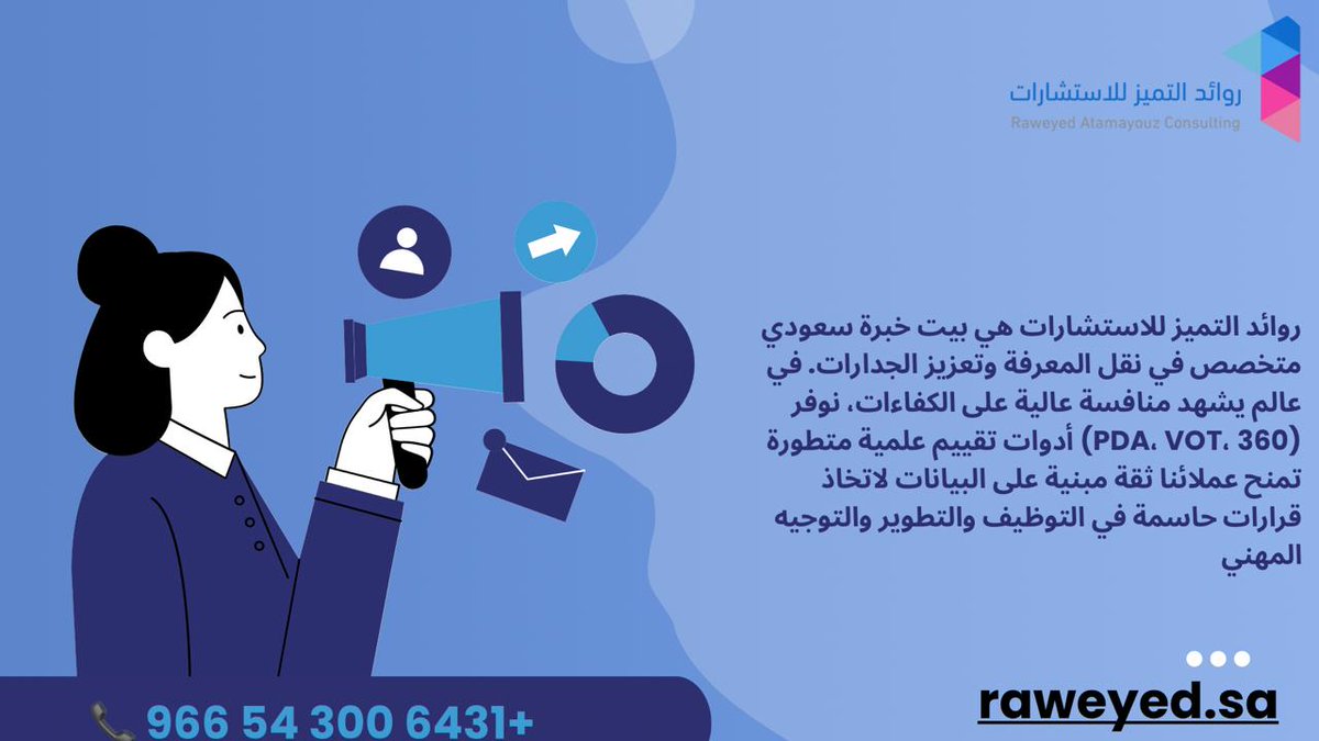 raweyed's tweet image. في سوق مليء بالمنافسة… القرار الصحيح يصنع الفرق.
اختيار الشخص المناسب = نصف النجاح.
🔖#إدارة_الأعمال #نجاح #Business