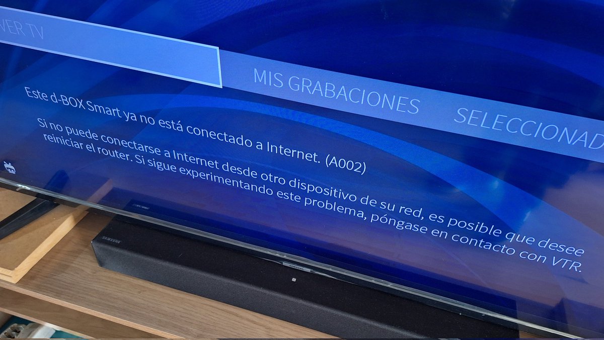 correoturk182's tweet image. Este error en @VTRChile , @VTRsoporte , es mas comun de lo que creen, tres, cuatro veces al dia... el dbox-Smart se conecta al wifi Vtr... deberia fluir como nunca, pero no. #internet #vtr 
¿Te pasa lo mismo?