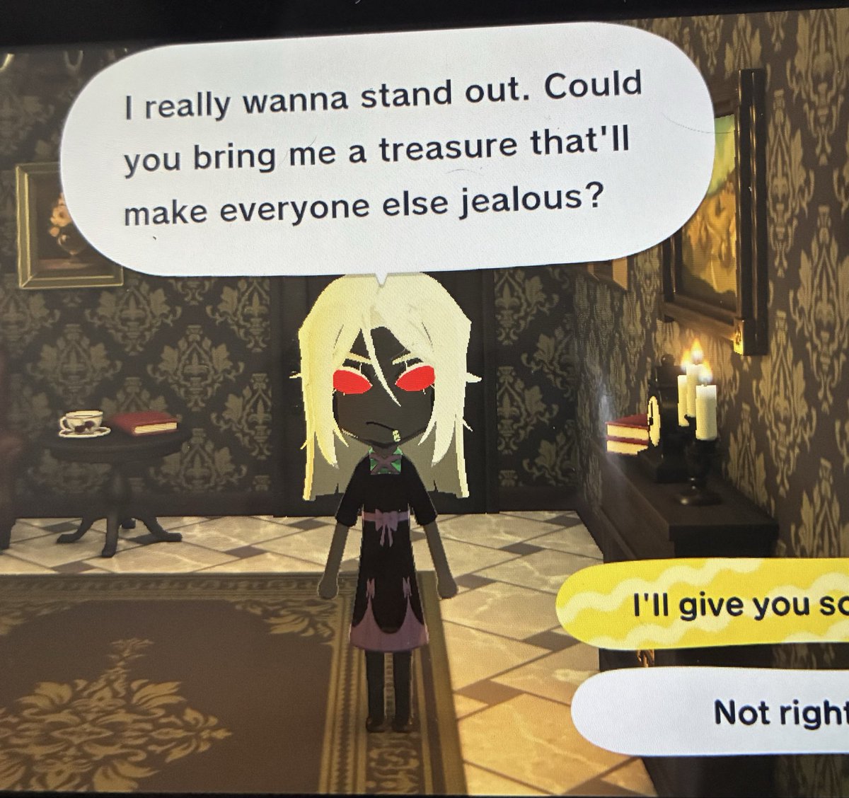 heres a much nicer coord.. also i found a nice treasure for her yes
