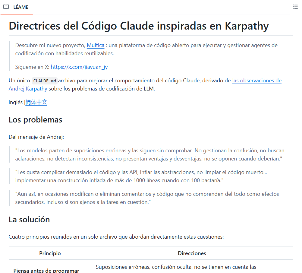 Este repositorio para Claude Code acaba de alcanzar el #1 en GitHub. Se ...