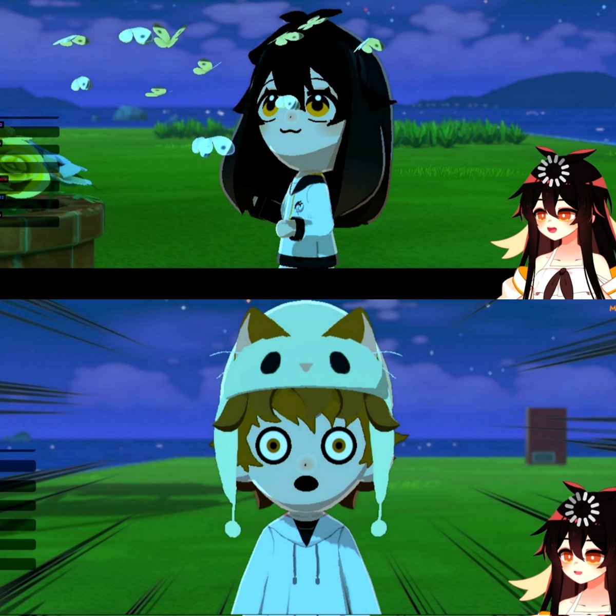 jadhrex's tweet photo. Quise dibujar está escena del tomodachi de Lin 🐣
Psdt: son muy tiernos 🫂 https://t.co/q3eESGCg4l