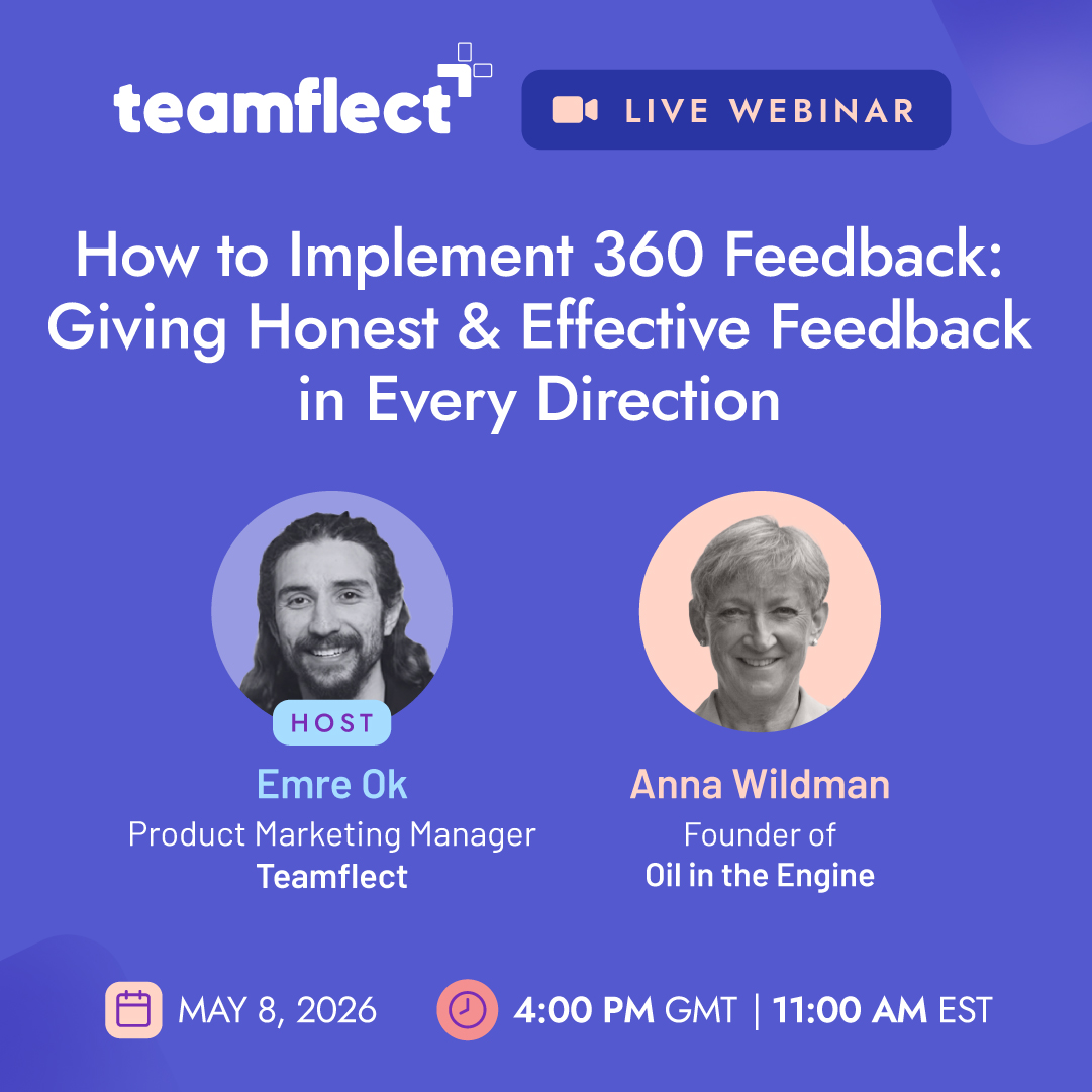 teamflect's tweet photo. 📢 New Live Webinar Alert! 

Giving feedback to your manager feels risky. Giving it to a peer feels awkward. And giving tough feedback to a direct report? It can be a slippery slope. 

360-degree feedback covers all of this, and it's exactly why we're hosting this webinar!

Anna Wildman, creator of the globally recognized CEDAR™ feedback model and author of Now You're Talking!, joins us to break down how to navigate difficult feedback conversations in every direction — upward, lateral, and downward.

📅 May 8, 2026 (Friday)
🕓 4 PM GMT (London) | 11 AM EST (New York) 

👉Register here to join us live: https://t.co/vgUVdDVsX9