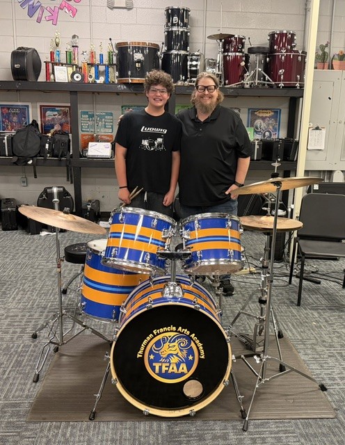DrMarkJGonyea's tweet image. Thanks to Bristor and Sons Drums for giving our TFAA drum setand beautiful face lift! #theHeARTofExcellence @rucoschools #proudPrincipal @TFAA_Rams