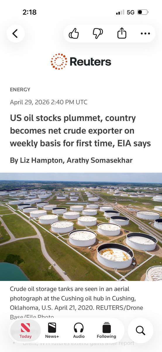 jacobg99409530's tweet image. Need a #maga to explain how this and $119/bbl oil is America first