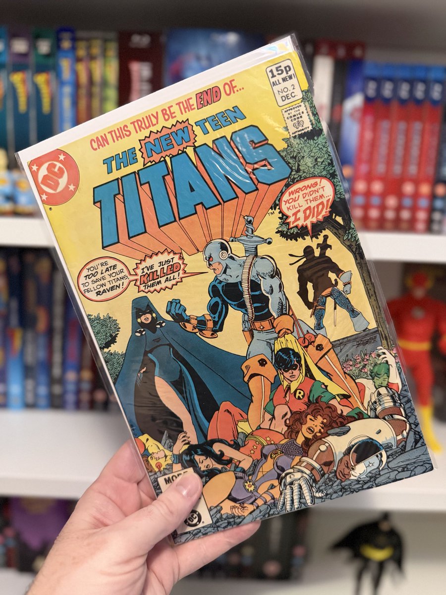 Pitwar's tweet photo. Keeping with the #TeenTitans and first appearance theme, here’s the debut of #Deathstroke #DC #Comics https://t.co/apMgkZBSJs