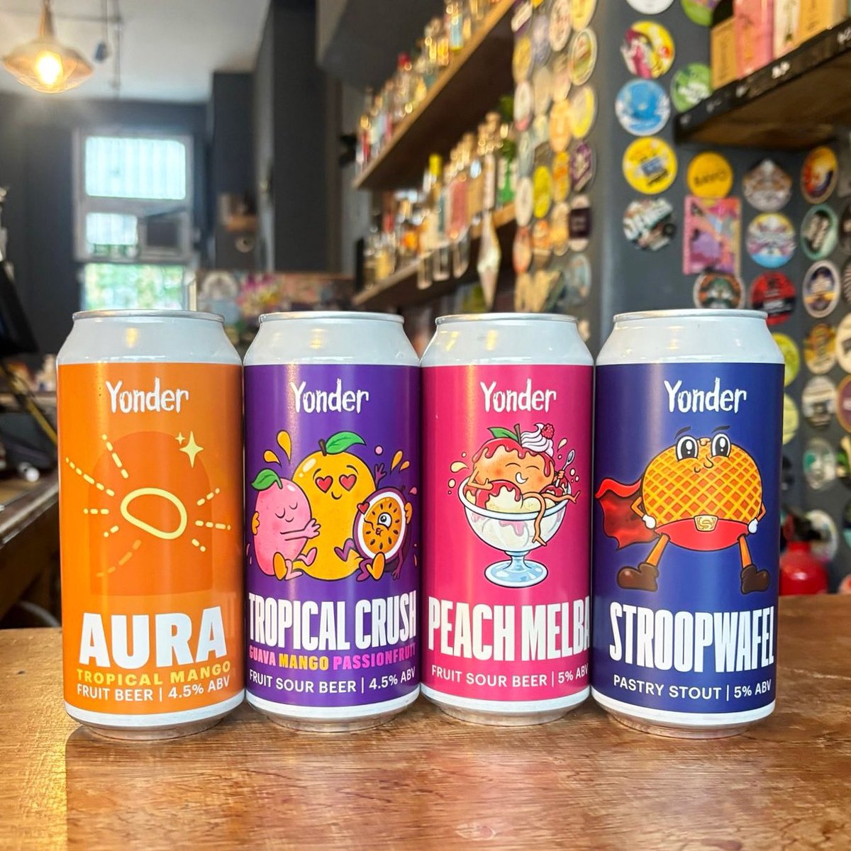 CraftCourage's tweet image. NEW YONDER! ‘Aura’ Tropical Mango Fruit Beer 🥭 ‘Tropical Crush’ Guava, Mango &amp;amp; Passionfruit Sour 👌 ‘Peach Melba’ Sour 🍑🍦 AND ‘Stroopwafel’ Pastry #Stout 🇳🇱🍮🧇 #CraftAndCourage THE PLACE FOR #CraftBeer #CraftGin #CrystalPalace