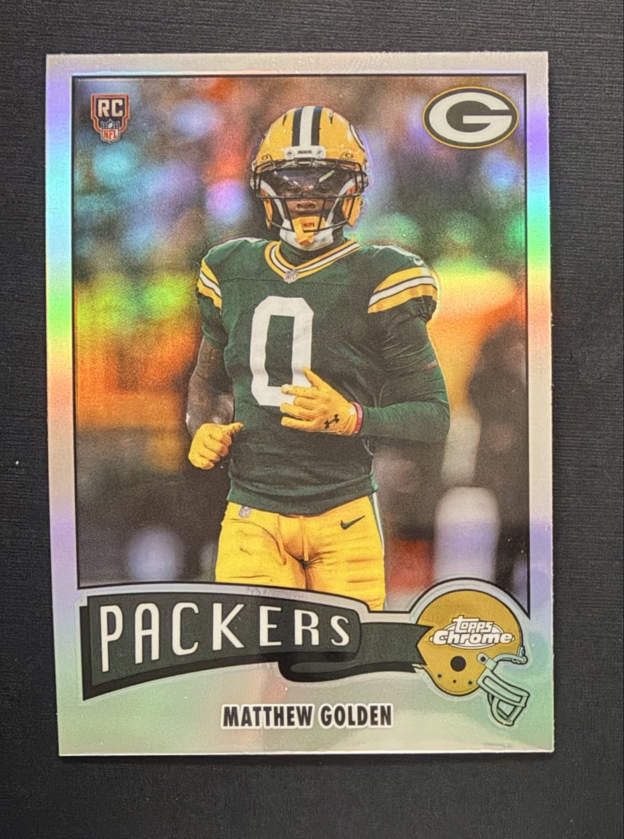 WaterPlantGuy's tweet image. 🚨 Ending soon! 🏈 2025 Topps Chrome Matthew Golden RC Refractor #1975-13 — Green Bay’s first 1st-round WR since 2002. ⏳ 16 hours left! #MatthewGolden #Packers #ToppsChrome #NFLRookies

ebay.us/m/n50vWz