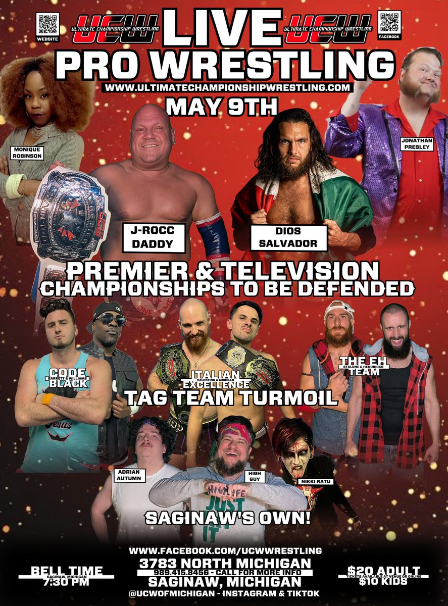 ucwslammer's tweet photo. May 9th 730pm https://t.co/X0UAQzY6YX