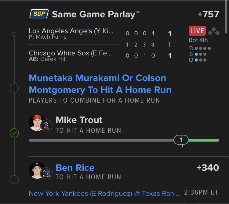 shottafrm45's tweet photo. @MLBHR @BetMGM https://t.co/TFQqKvFDzO