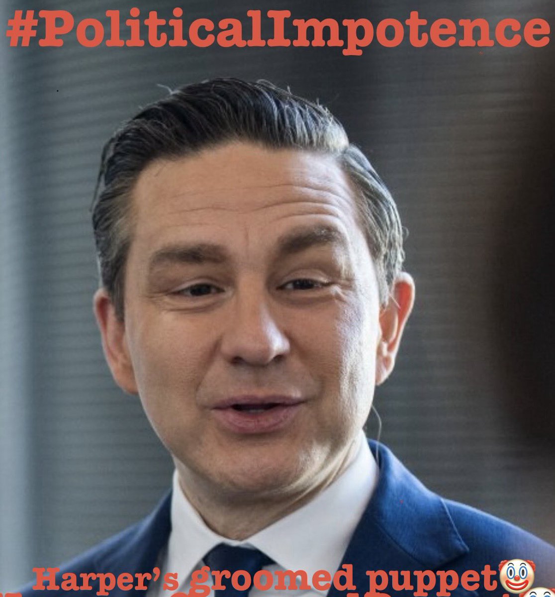 Lady_Marushka's tweet image. #Canada will be better off once Pierre accepts his defeat and removes his uncharismatic self out of politics.

🤡Pierre is yet another failed Harper puppet; one groomed since he was wet behind the ears. Groomed to follow his Owners.

In case it wasn’t already obvious. 

#cdnpoli
