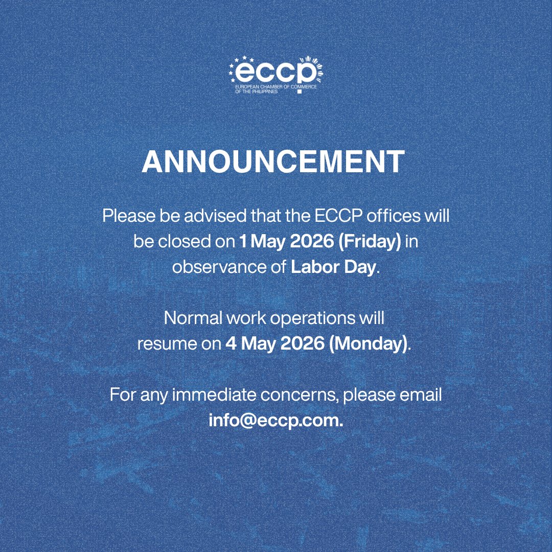 European Chamber of Commerce of the Philippines tweet media