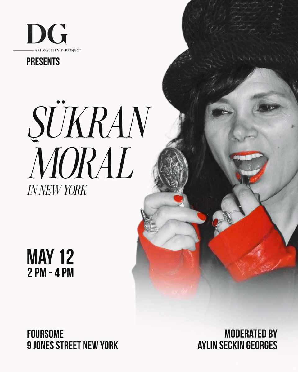 AylinSeckin2's tweet photo. Biraz ortamı değiştirelim. 12 Mayıs’ta New York’a yolunuz düşerse bekleriz. #sukranmoral #Foursome #arttalk Kaan Bey paylaşmasa keşfedemeyeceğimiz o şahane lokantada olacağız. @KaanSekbann https://t.co/2DgyyTpZNz