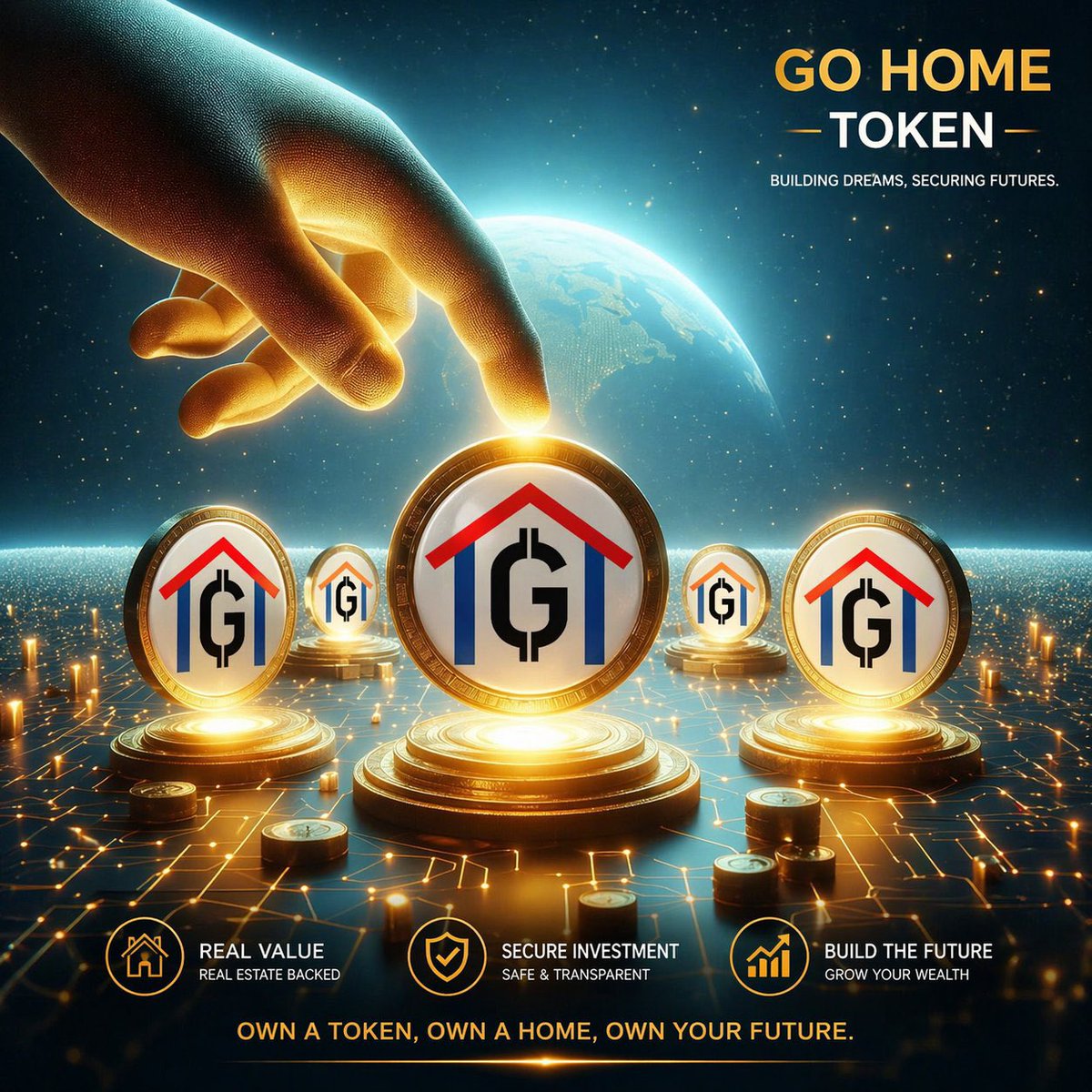 Ejousik's tweet photo. Most tokens are a sea of liquidity for whales to dump on you. $GOHOME is the opposite. With 90% locked until 2029 &amp; a total cap of 10M, we have engineered a Liquidity Vacuum.
When the buy pressure hits, there is no one to sell. The move won't be a pump; it will be a vertical gap. https://t.co/IZdXtStVu4