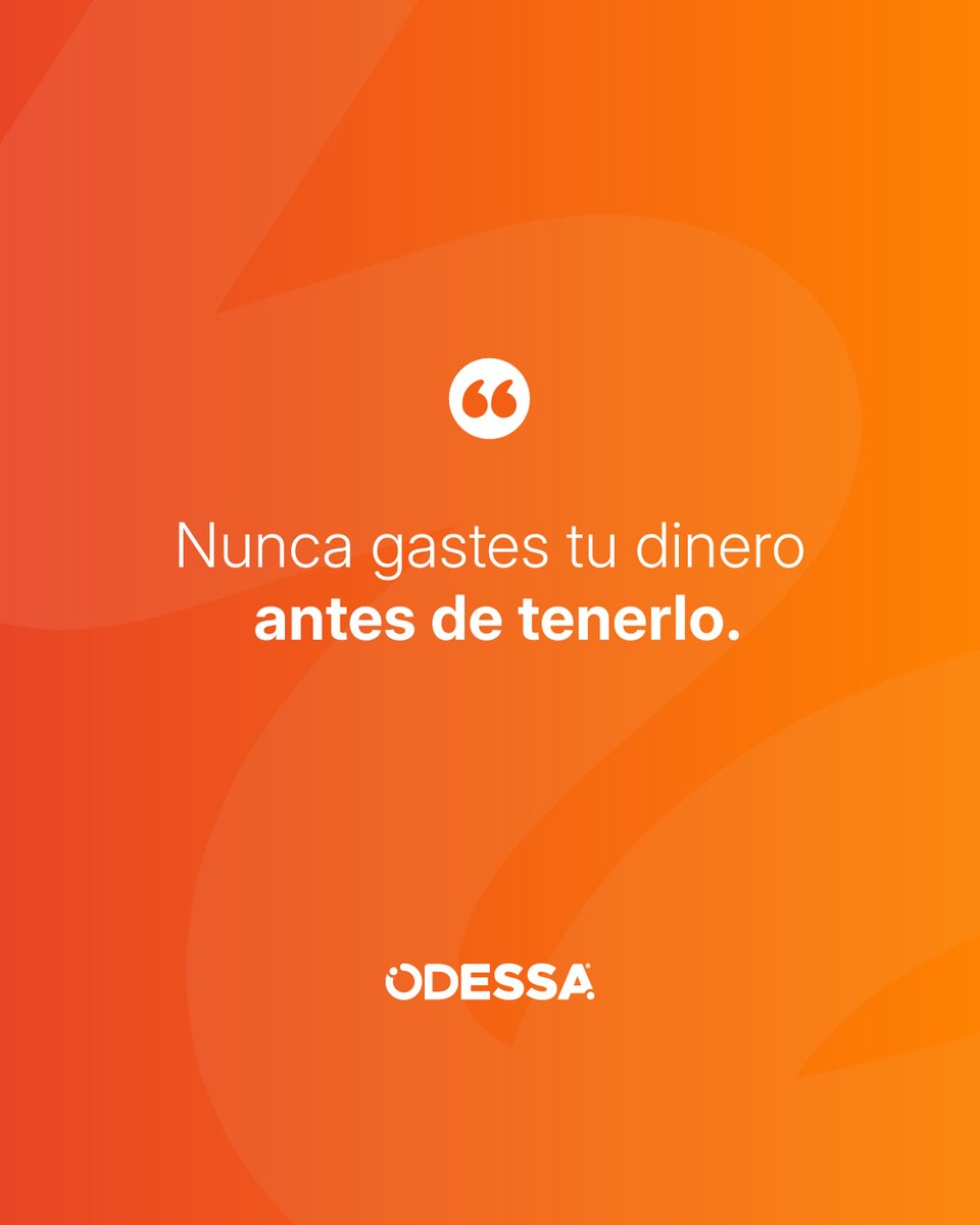 ODESSAmicaja's tweet photo. La disciplina financiera de hoy es la tranquilidad de mañana.​💲 https://t.co/hlEid9Y1uW