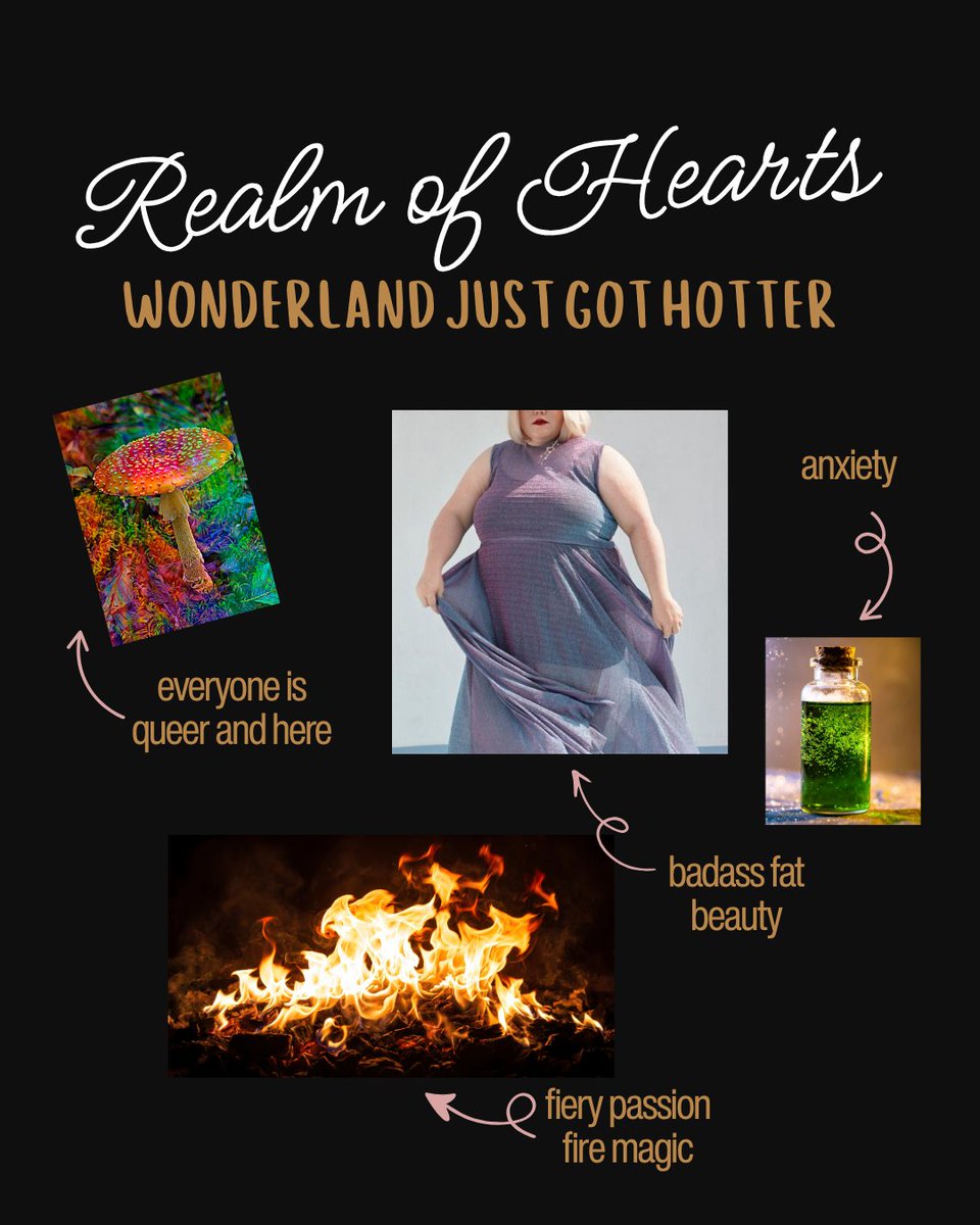 mollimakes's tweet photo. Alice didn’t plan to fall down a rabbit hole of threats, love, and theft. But here she is, surrounded by found family, fear, and fiery first love.

🌶️🌶️🌶️sexy, #fatrep
🏳️‍🌈 #lgbtq
🔥 fire-wielding red queen
🫀 heart heist
📚 family secrets
💊 anxiety rep

#Q #questpit #A #RF #R #F https://t.co/dzQBiXAyjV