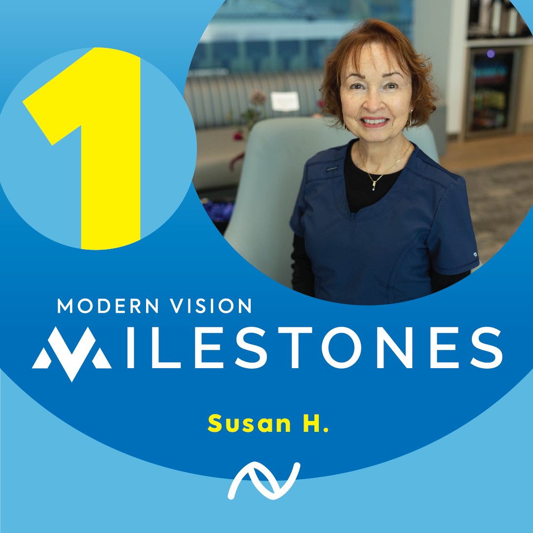 MVC_Vision's tweet photo. Join us in celebrating the 1-year #ModernVisionMilestone for the welcoming face of our Des Moines clinic, Susan H.

Susan serves as both our receptionist *and* optician—and absolutely shines in both roles! She creates a warm, comfortable environment for every patient. https://t.co/PudPkHbaxQ