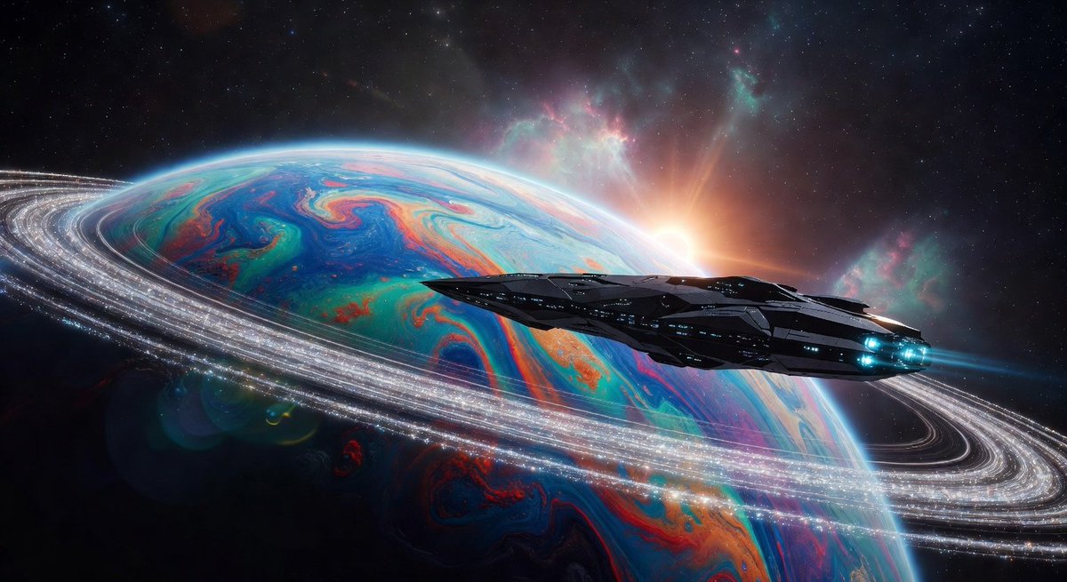xeo_42's tweet image. Some ships are built to be seen. This one isn’t. 🖤

 #SciFiArt