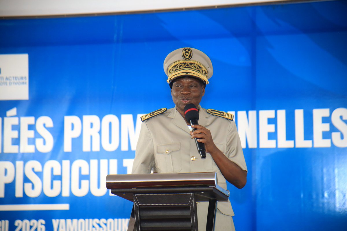 FAOCotedIvoire's tweet photo. Journées promotionnelles pour dynamiser la filière tilapia en 🇨🇮
Le Préfet de région de Yamoussoukro, a procédé ce mercredi au  lancement officiel des Journées promotionnelles de la pisciculture du tilapia.

@UEenCI 
@BMZ_Bund 
@PressACP 
@ONU_CIV https://t.co/lVP9oppZGd
