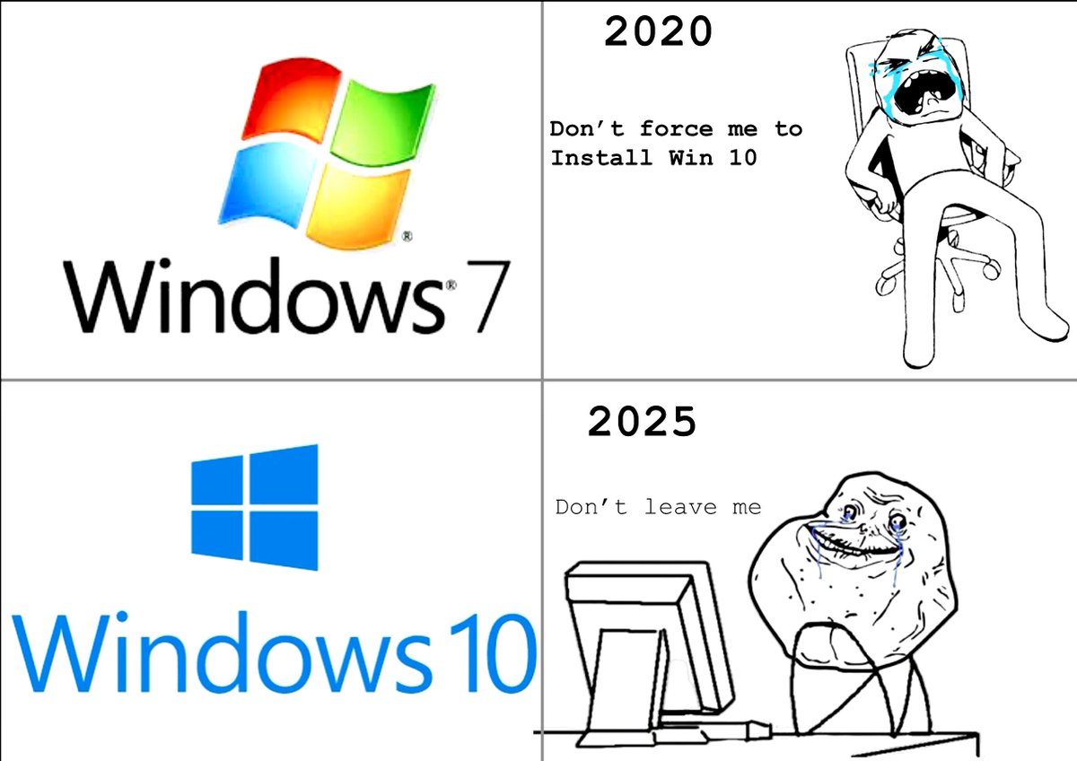 shitpostdll's tweet photo. Windows 10 was solid. Good times
#funny #meme #shitpost #HumpDay #Vezina #FalconHeavy #Section2 #GarrettCrochet https://t.co/oQd2Lquhyn