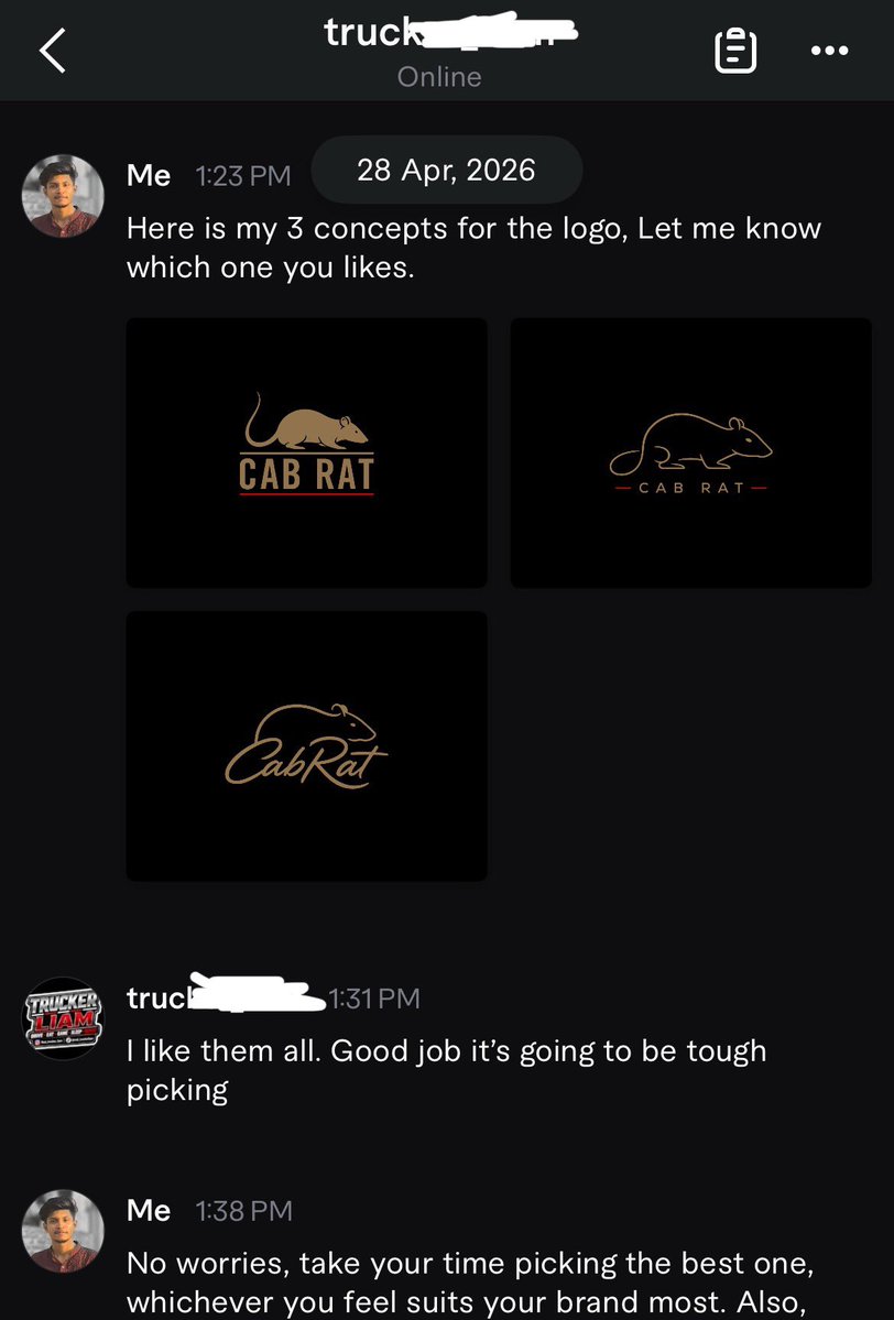 iamthebestGFX's tweet image. Client said: “Tough picking.”

That’s the kind of problem I like creating. 🚛
Which design wins? 1,2,3?

#GraphicDesign #MerchDesign