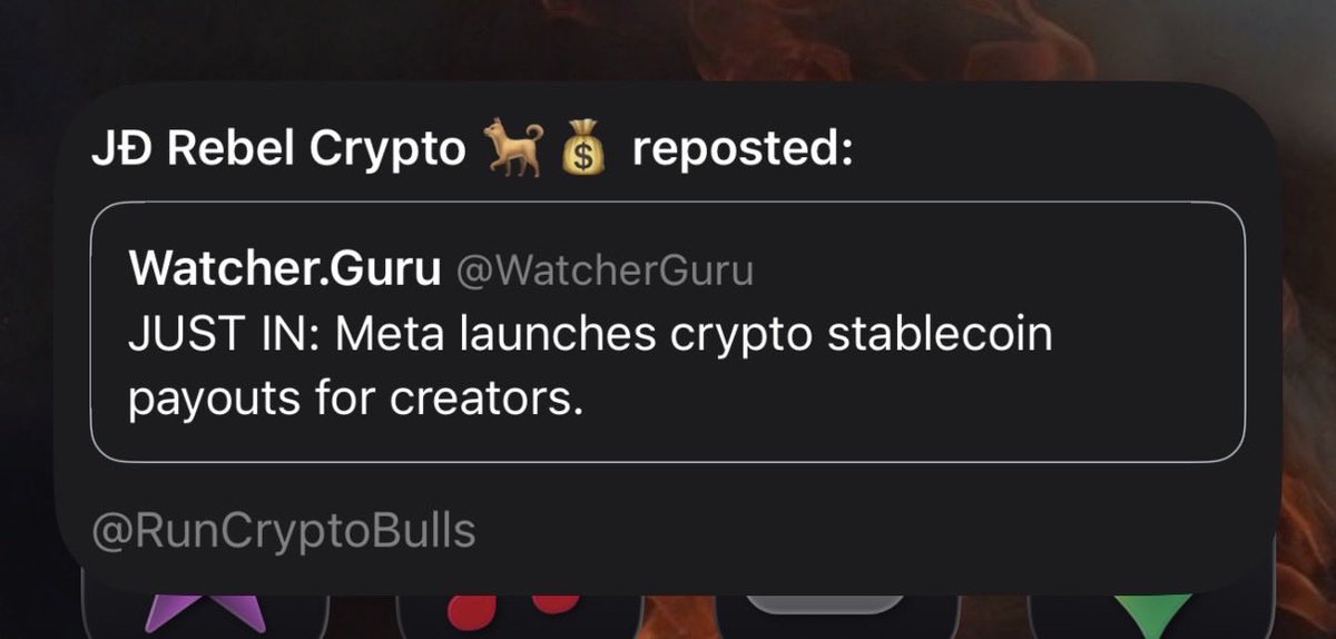 jdrebelinc's tweet photo. X money was supposed to be out this month… rumored to have crypto like Dogecoin but users are still waiting…

Facebook decided to go all in before X with just a few days left in April 🤣

@elonmusk @grok @XMoney @Meta https://t.co/YqmT6ASwiA