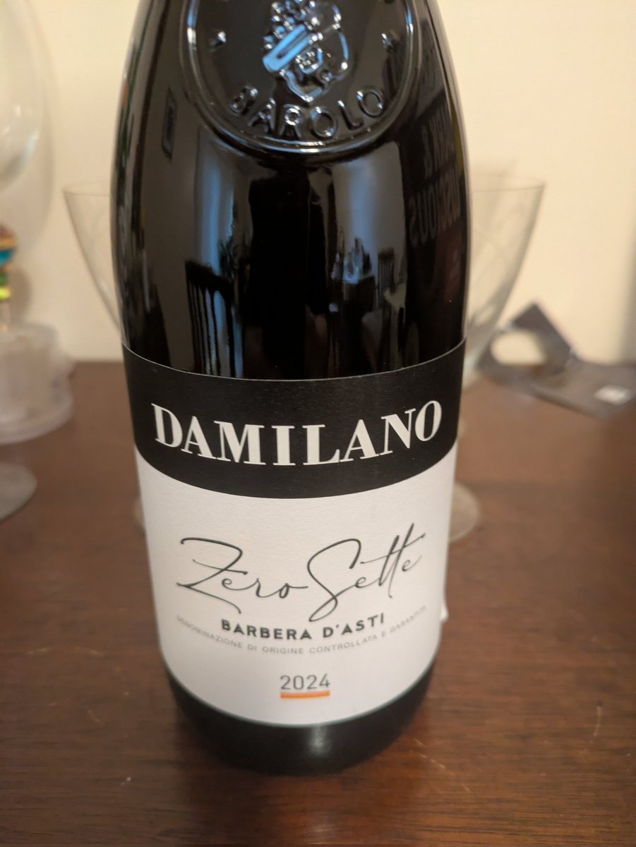 AuthorJannyB's tweet image. So it's #winewednesday and we have something new. I asked the salesman, "I drink very dry reds. Will I like this?" He thought so. I'll let you know once I open it! 🍷#itsfiveoclocksomewhere
