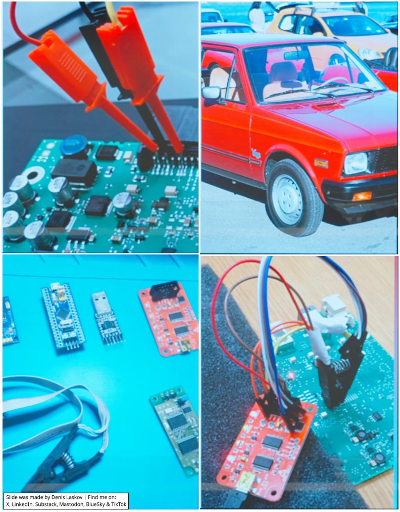 Car hacking for beginners: tools, techniques &amp; why BMWs have 260 kg of electronic components. 🚙💡⚖️😈🏆

More details on:
LinkedIn: linkedin.com/posts/dlaskov_…
Substack: it4sec.substack.com/p/car-hacking-…