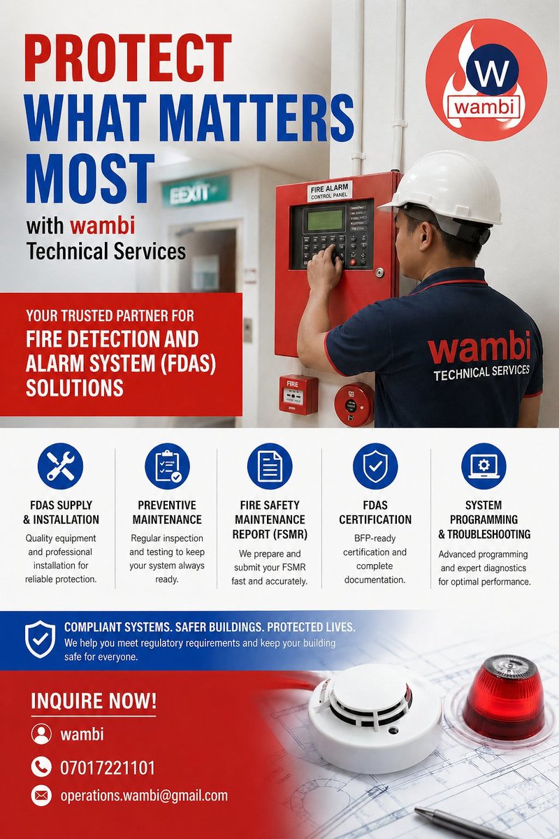 EmmanuelOwosen2's tweet image. ICT &amp;amp; ELV Systems Engineer | CCTV (IP/Analog) | Networking (LAN/WLAN) | Access Control | Fire Alarm | Site Engineer
👉 Send me a message or call 07017221101 
#CCTV #Networking #AccessControl #FireAlarm #ICTEngineer #LagosBusiness #SecuritySystems #ELV #FacilityManagement