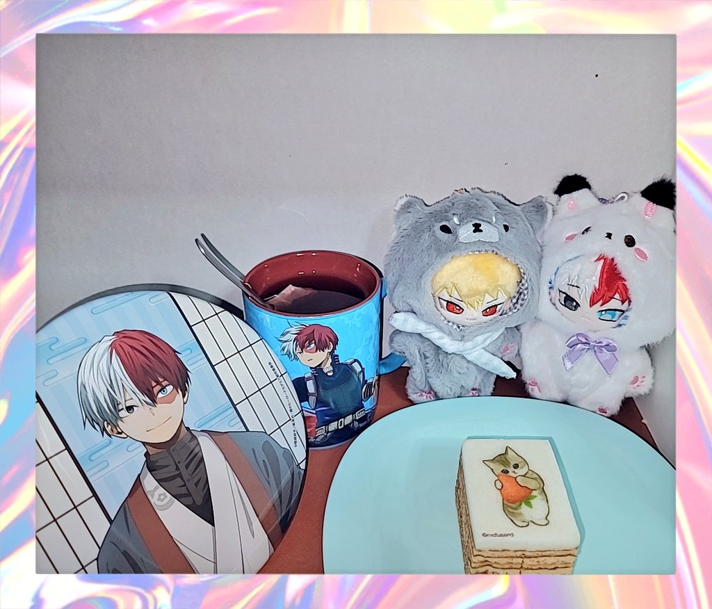 OyukiTodoroki's tweet photo. Having some midday snack with the babies ❤️💕 https://t.co/wJgCgSQwff