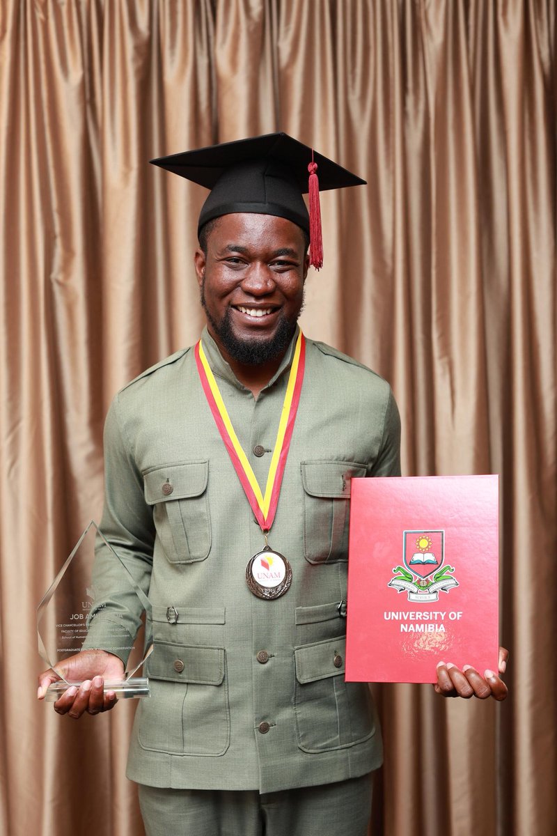 Mentor, boss and a good elder brother🥳. Congratulations Professor 🙏