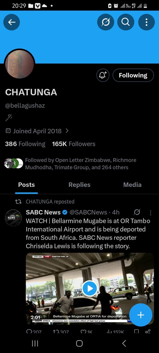 fedge54864's tweet photo. @ChatuBellamine Chatunga's real account https://t.co/1mSrTfmugf