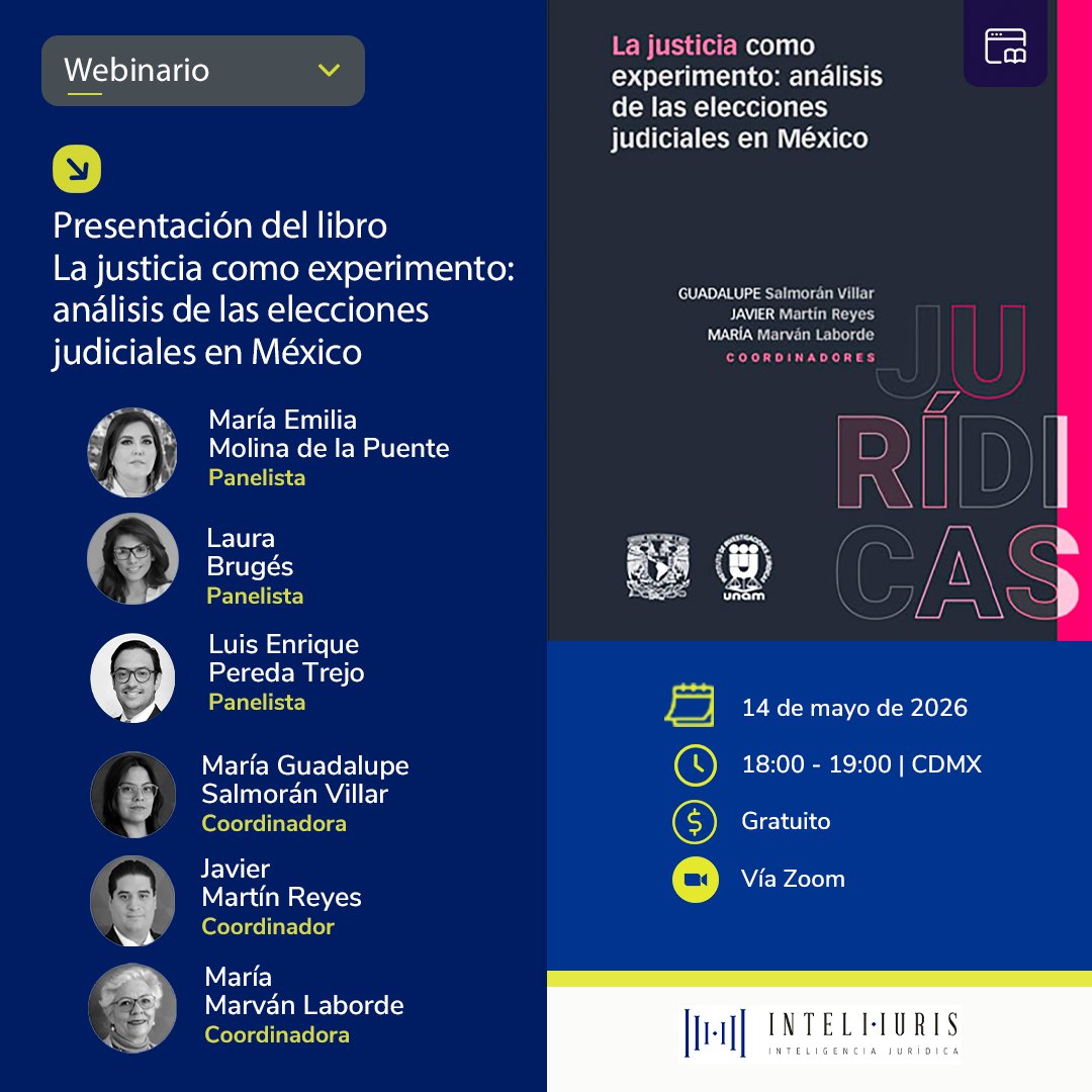 Inteli_Iuris's tweet photo. Después será tarde.

Cuando los efectos de esta reforma sean evidentes, ya no será momento de entender… sino de reaccionar.

Hoy todavía puedes anticiparte.

Mañana, solo adaptarte.

🎥 Presentación del libro con @luis_e_pereda , @gpe_salmoran , @jmartinreyes , @MarvanMaria , @EMILIAMDLAP  y @LauraBruges 
📅 14 de mayo | 18:00 hrs

🎟️ Últimos registros 👉 https://t.co/iHSKVZ3s40