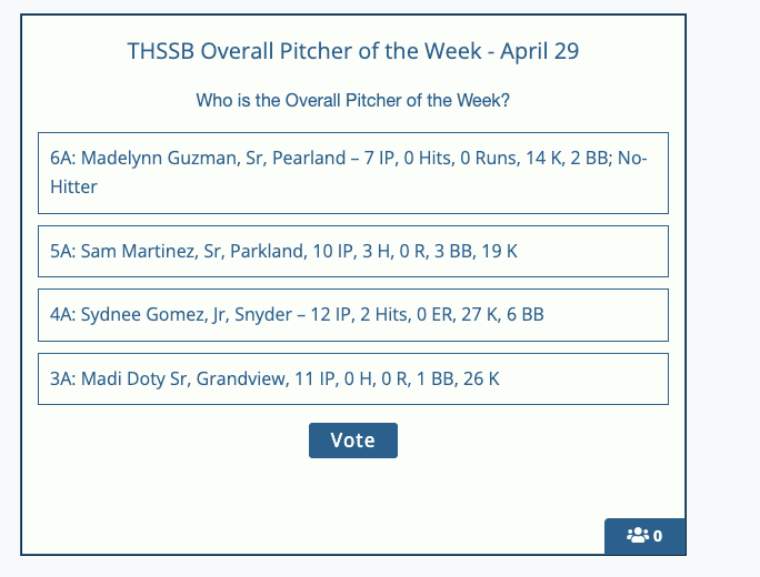 TxHSSoftball tweet media